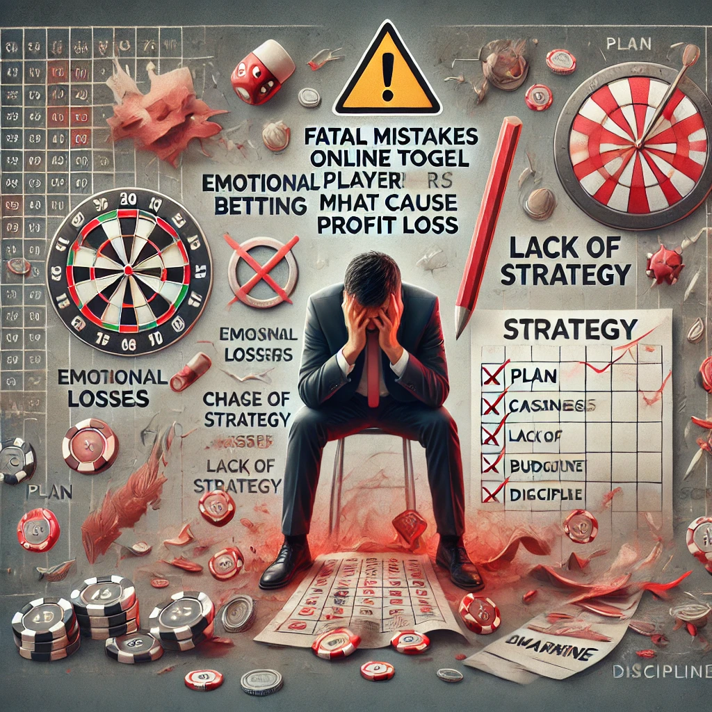Kesalahan Fatal Pemain Togel Online yang Bikin Profit Selalu Hilang