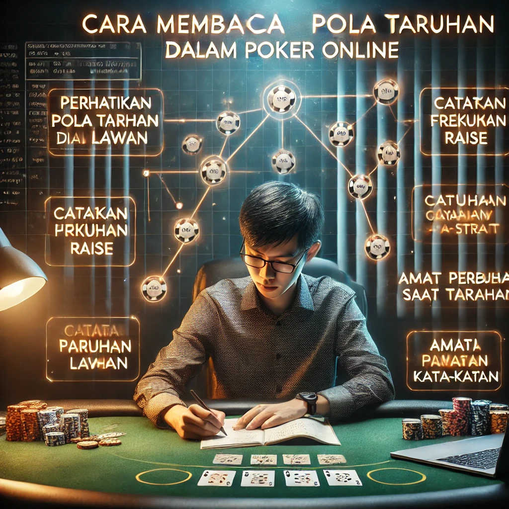 Cara Membaca Pola Taruhan Lawan dalam Poker Online