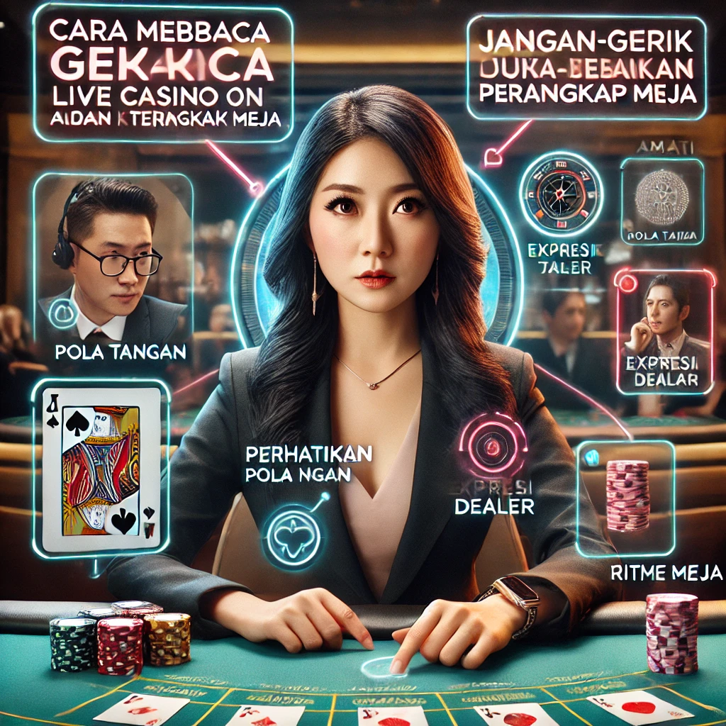 Cara Membaca Gerak-Gerik Dealer Live Casino Online agar Tidak Terjebak dalam Perangkap Meja
