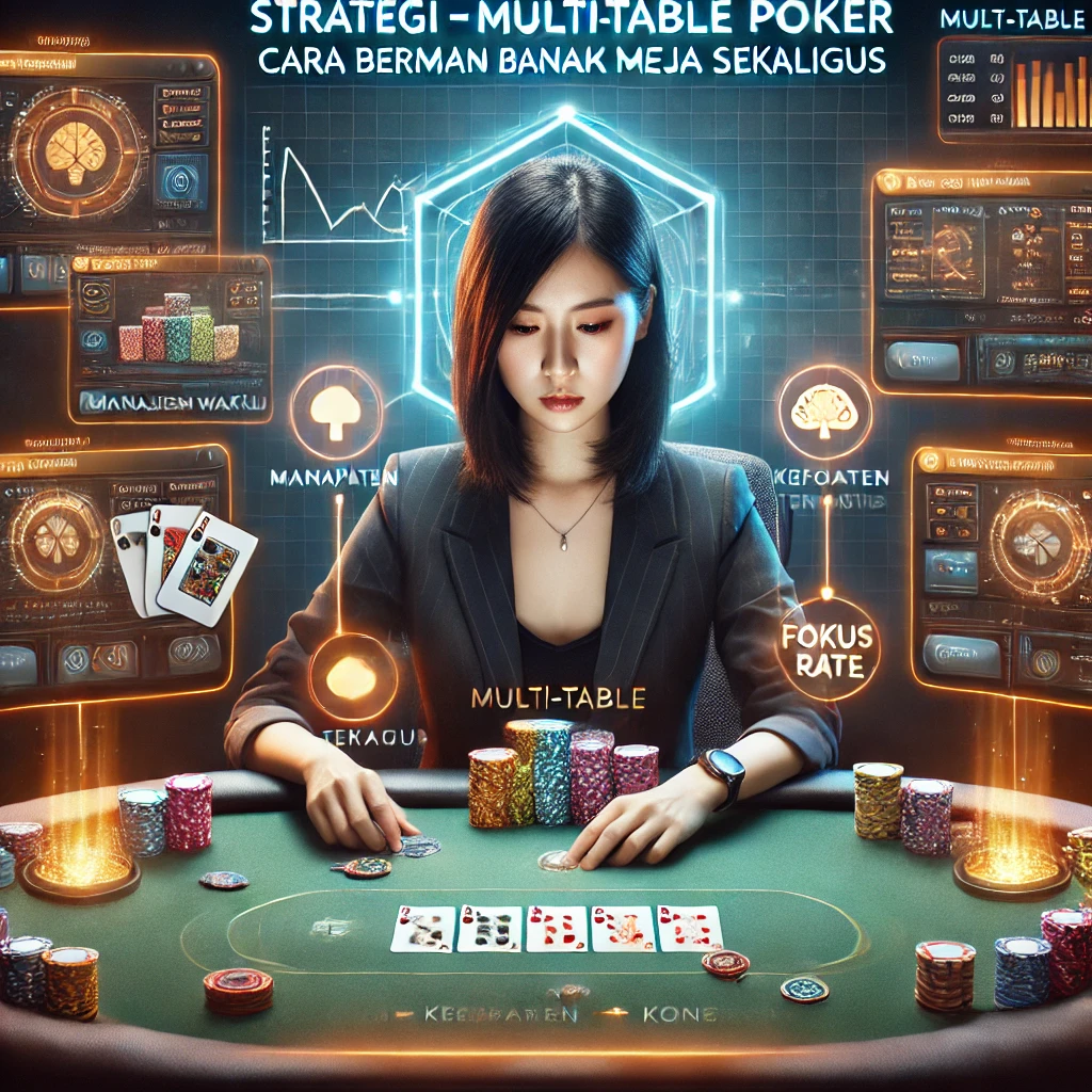 Strategi Multi-Table Poker: Cara Bermain Banyak Meja Sekaligus