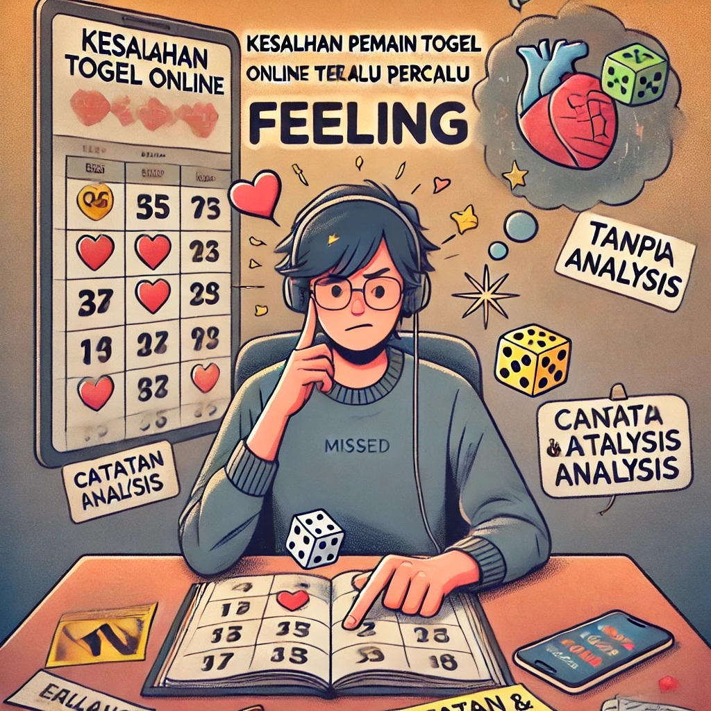 Kesalahan Pemain Togel Online Saat Terlalu Percaya Feeling