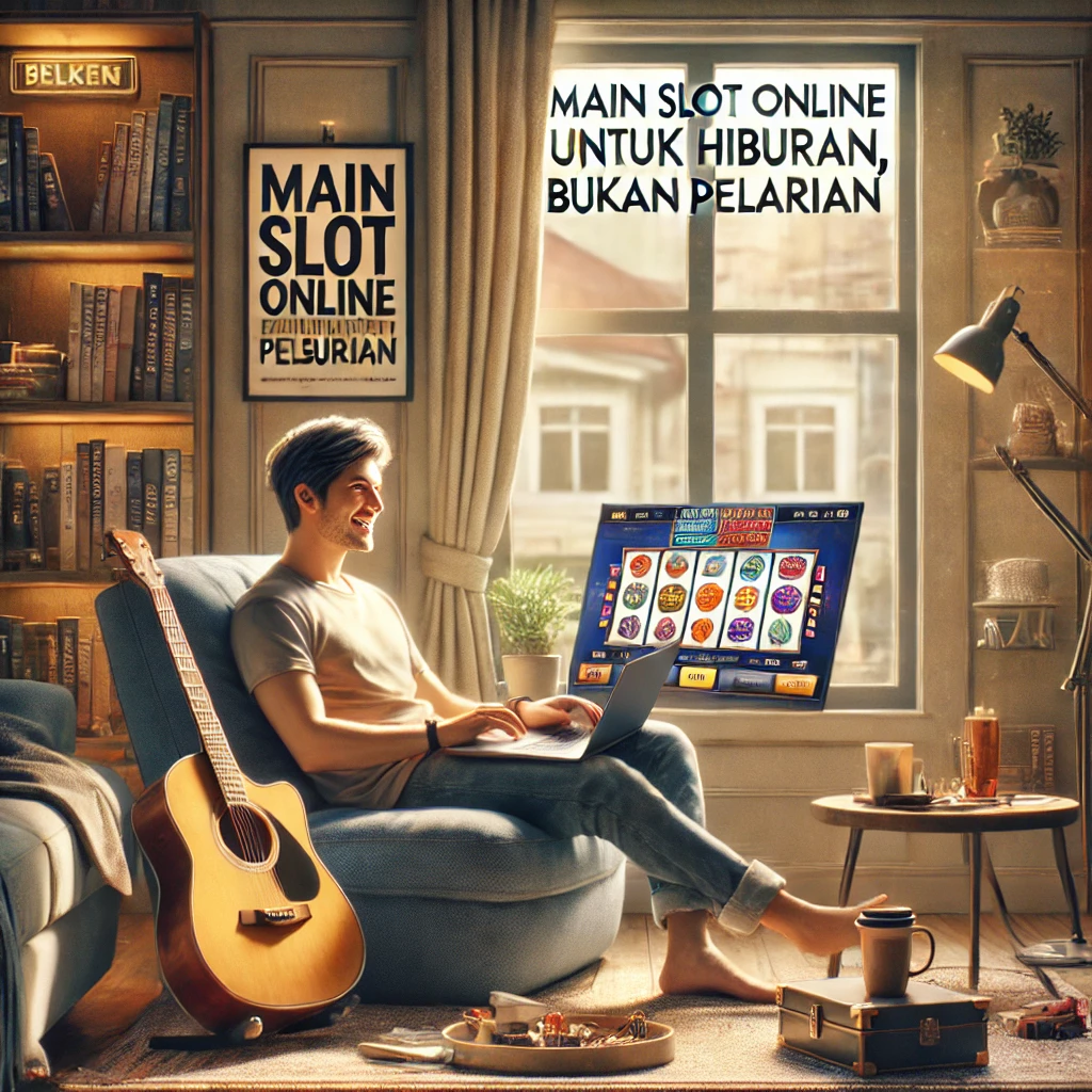 Bermain Slot Online sebagai Hiburan, Bukan Pelarian