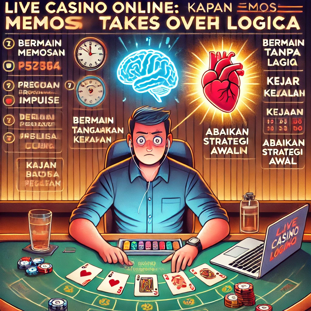 Live Casino Online: Kapan Emosi Mengambil Alih Logika