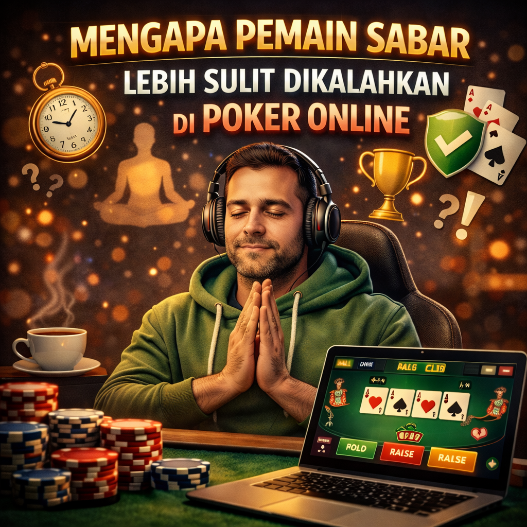 Mengapa Pemain Sabar Lebih Sulit Dikalahkan di Poker Online