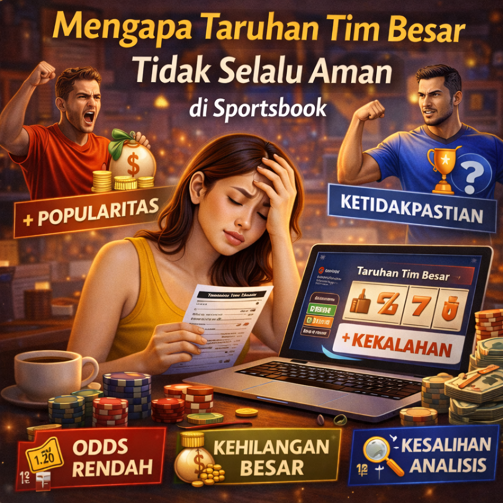 Mengapa Taruhan Tim Besar Tidak Selalu Aman di Sportsbook