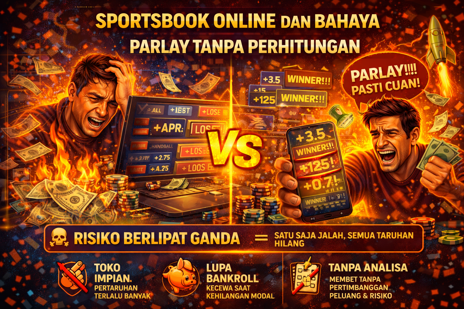 Sportsbook Online dan Bahaya Parlay Tanpa Perhitungan