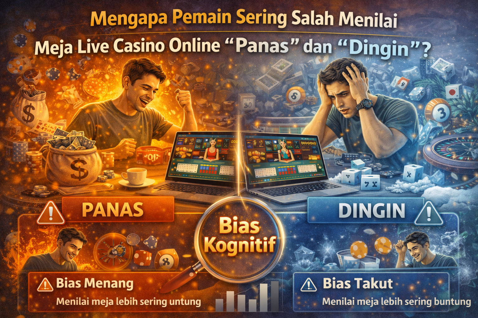Mengapa Pemain Sering Salah Menilai Meja Live Casino Online “Panas” dan “Dingin”?