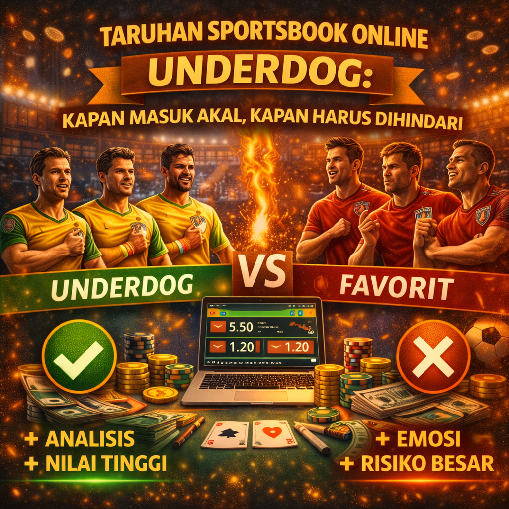 Taruhan Sportsbook Online Underdog: Kapan Masuk Akal, Kapan Harus Dihindari