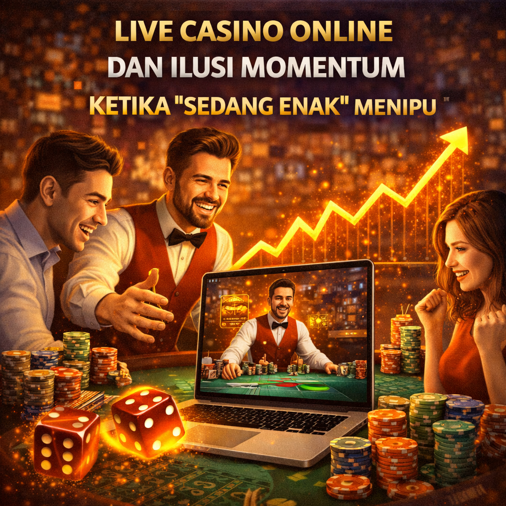 Live Casino Online dan Ilusi Momentum: Ketika “Sedang Enak” Menipu