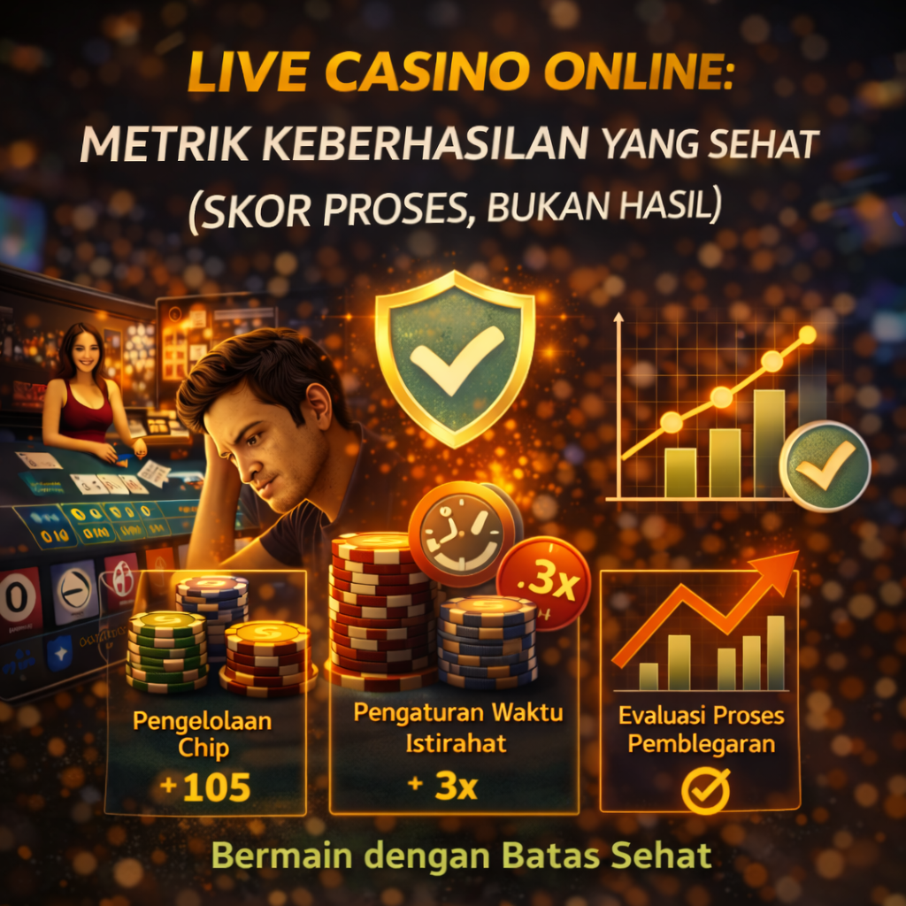 Live Casino Online: Metrik Keberhasilan yang Sehat (Skor Proses, Bukan Hasil)