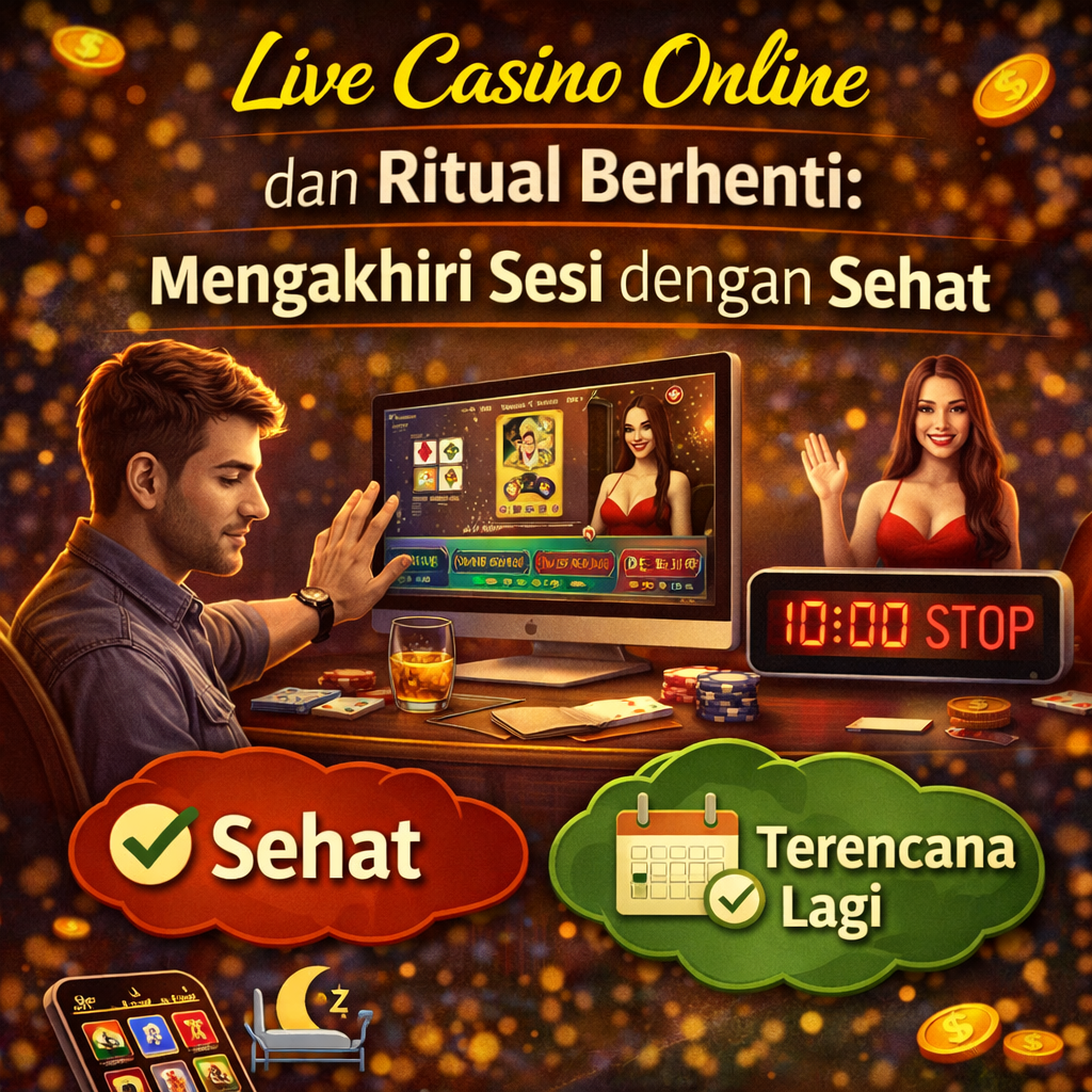 Live Casino Online dan Ritual Berhenti: Mengakhiri Sesi dengan Sehat