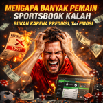 Mengapa Banyak Pemain Sportsbook Kalah Bukan Karena Prediksi, tapi Emosi