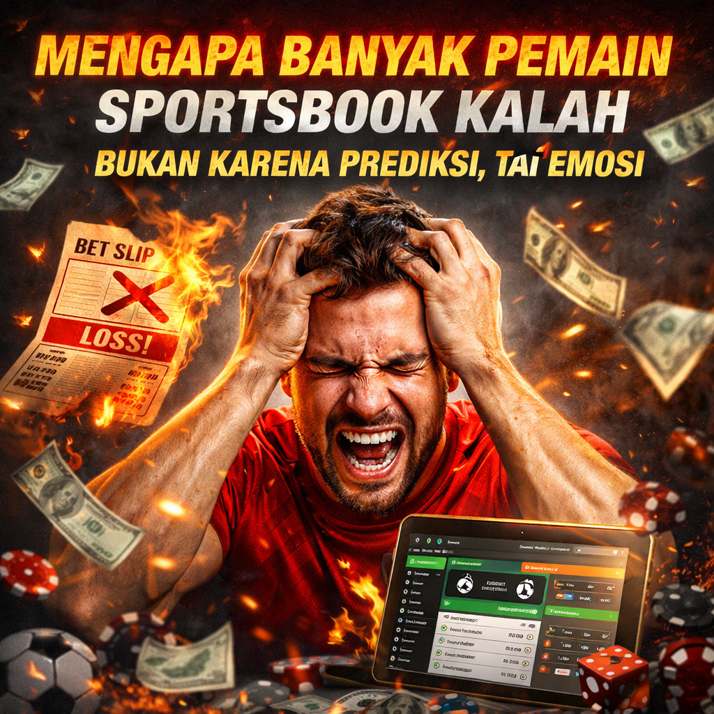 Mengapa Banyak Pemain Sportsbook Kalah Bukan Karena Prediksi, tapi Emosi