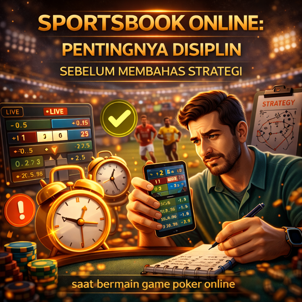 Sportsbook Online: Pentingnya Disiplin Sebelum Membahas Strategi