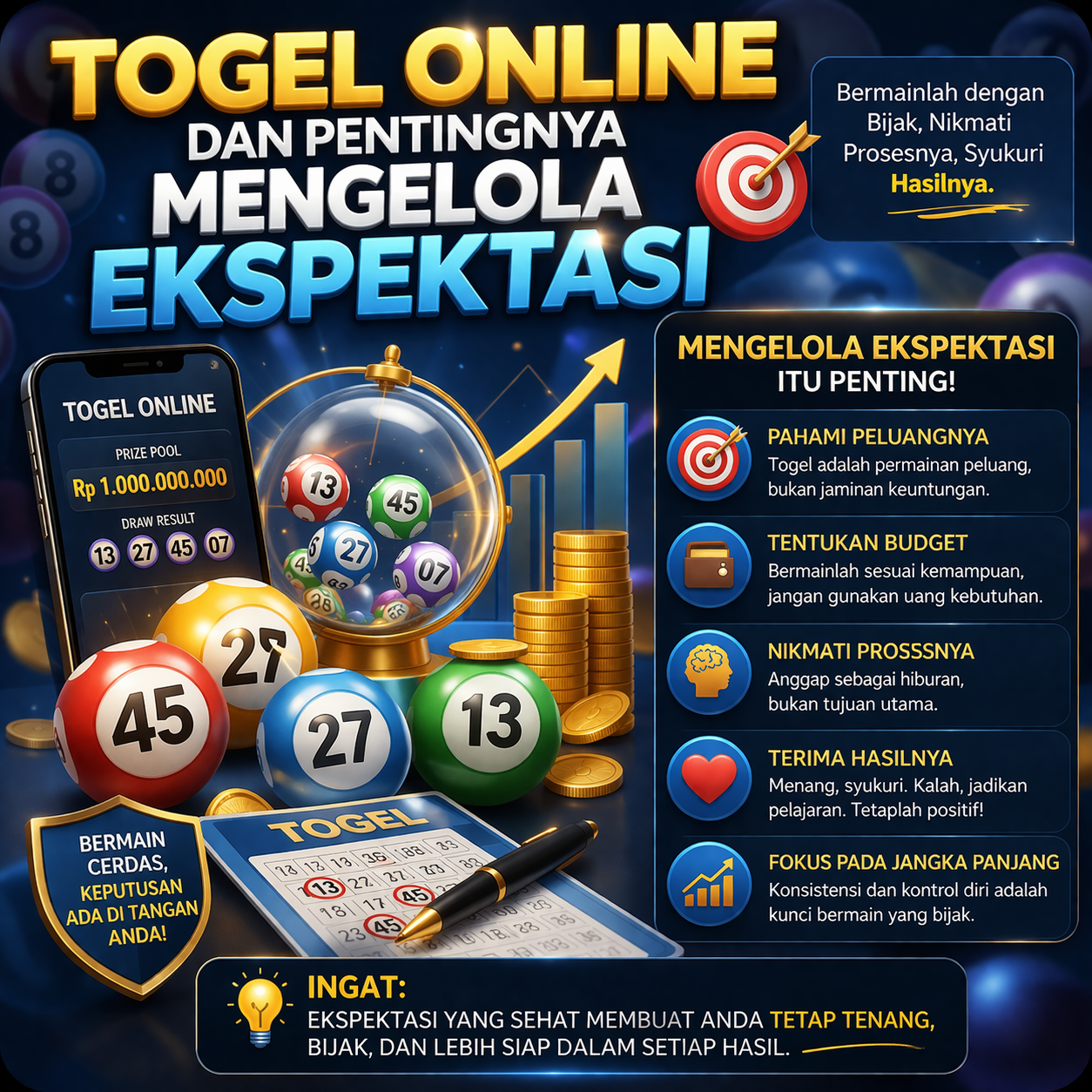 Togel Online dan Pentingnya Mengelola Ekspektasi
