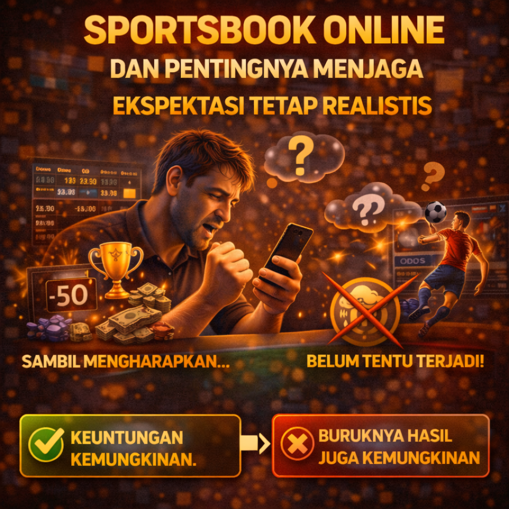 Sportsbook Online dan Pentingnya Menjaga Ekspektasi Tetap Realistis
