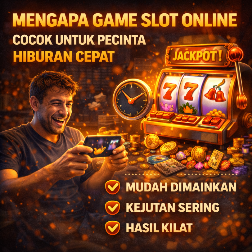 Mengapa Game Slot Online Cocok untuk Pecinta Hiburan Cepat